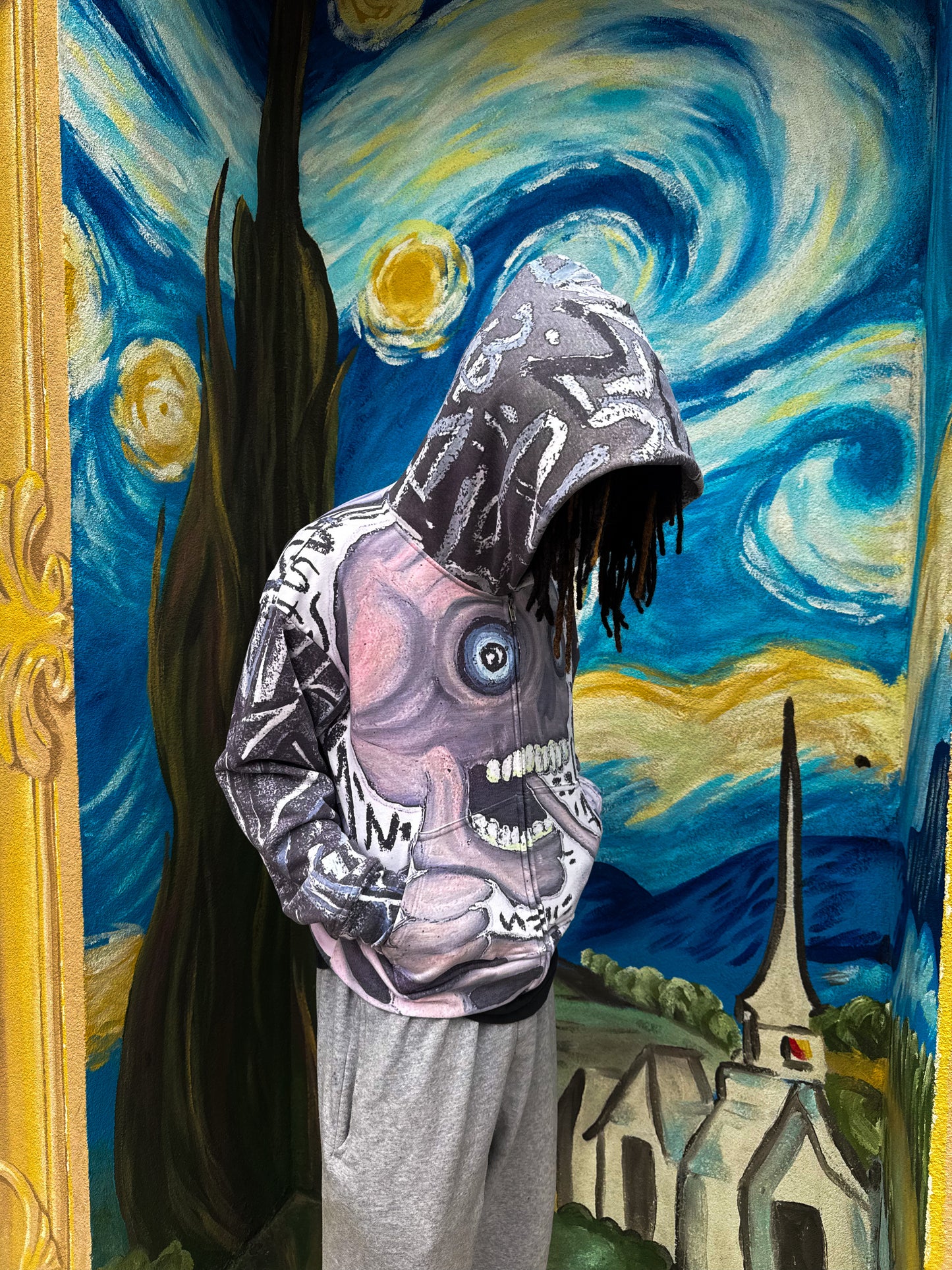 "Marble Grim" Geeked Out Hoodie