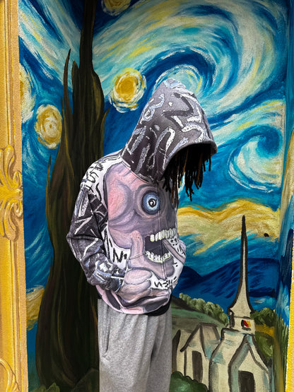 "Marble Grim" Geeked Out Hoodie