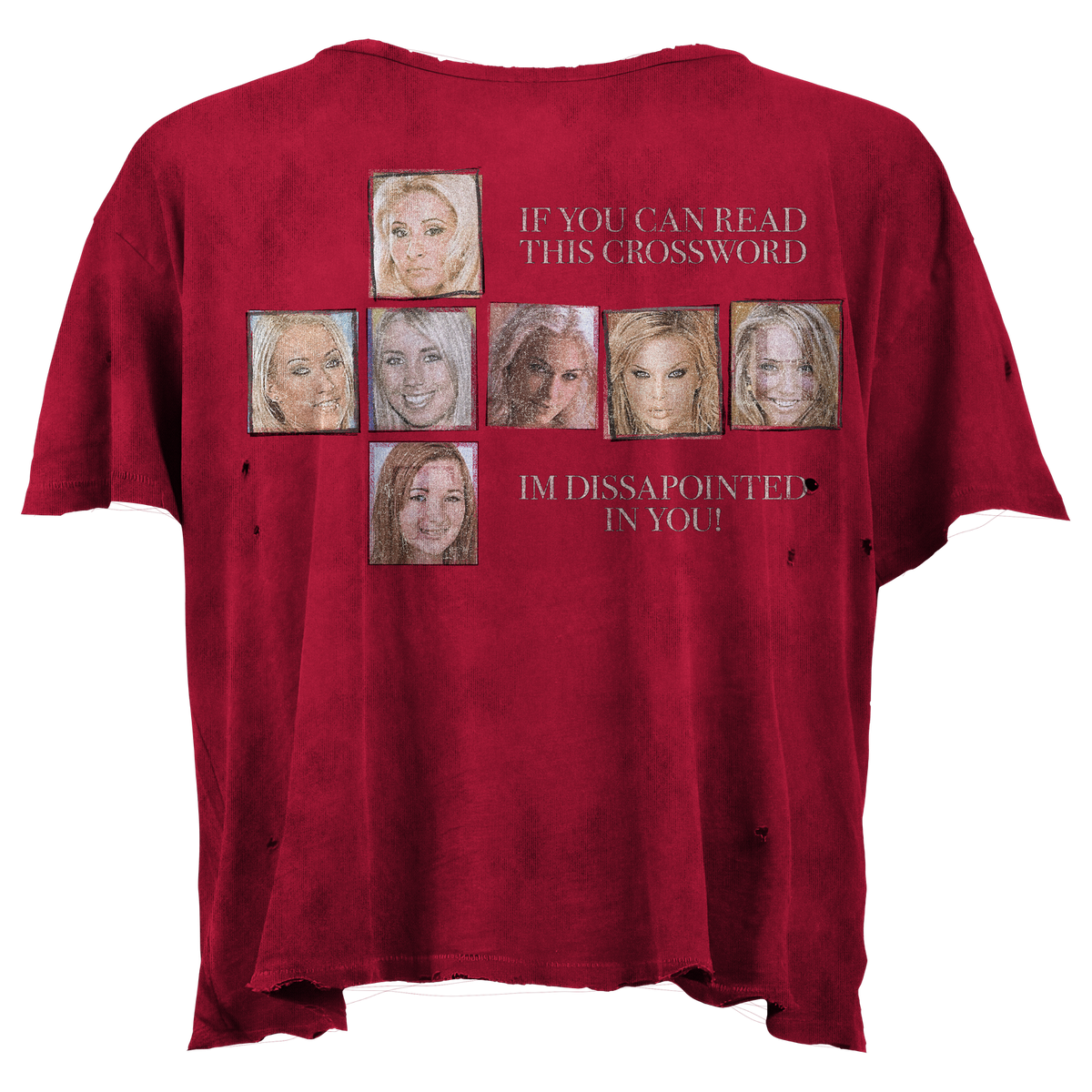 DISSAPOINTED TEE - RED
